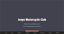 Desktop Screenshot of jeepscycleclub.com